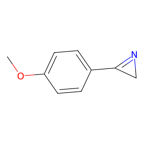 3-(4-methoxyphenyl)-2H-azirine structure