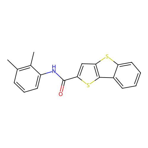 N-(2,3-dimethylphenyl)benzo[b]thieno[2,3-d]thiophene-2-carboxamide structure
