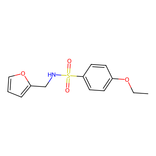 [(4-Ethoxyphenyl)sulfonyl](2-furylmethyl)amine structure