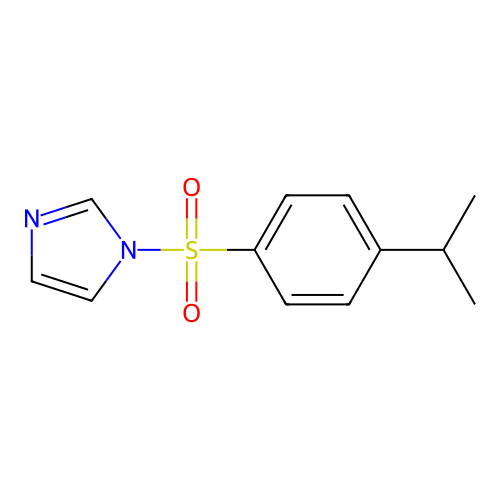 1-(4-Propan-2-ylphenyl)sulfonylimidazole structure