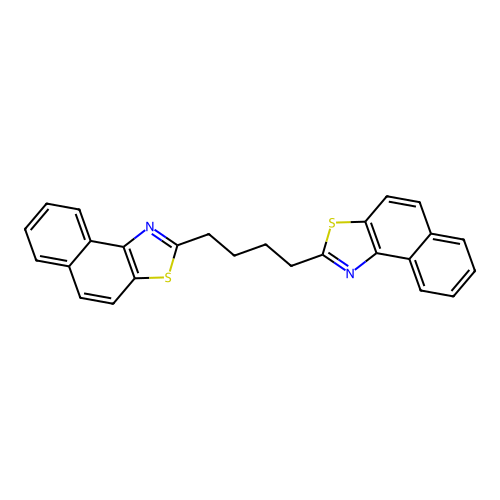 1,4-Bis(naphtho[1,2-d]thiazol-2-yl)butane structure