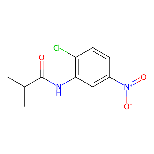 N-(2-chloro-5-nitrophenyl)-2-methylpropanamide structure