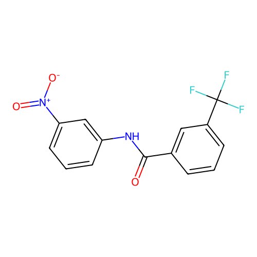 N-(3-硝基苯基)-3-(三氟甲基)苯甲酰胺 structure