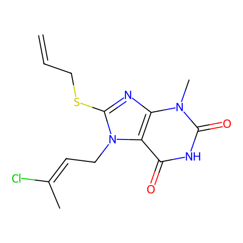 C13H15ClN4O2S structure