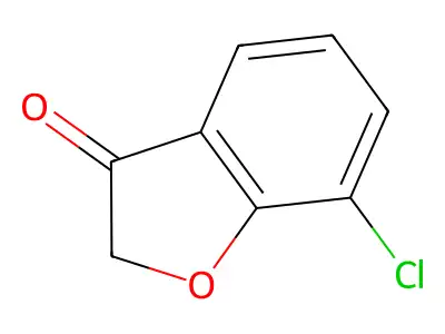 7-Bromo-2,3-dihydro-1-benzofuran-3-one structure