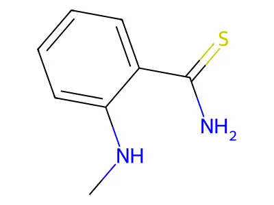 2-(Methylamino)benzenecarbothioamide structure