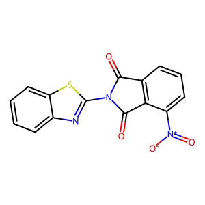 2-(1,3-Benzothiazol-2-yl)-4-nitroisoindole-1,3-dione structure