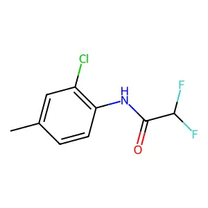 N-(2-chloro-4-methylphenyl)-2,2-difluoroacetamide structure