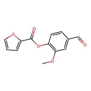 4-Formyl-2-methoxyphenyl 2-furoate structure