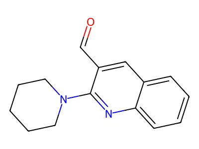 2-(Piperidin-1-yl)quinoline-3-carbaldehyde structure