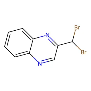 2-(Dibromomethyl)quinoxaline structure