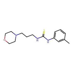 1-(3-Methylphenyl)-3-[3-(morpholin-4-yl)propyl]thiourea structure