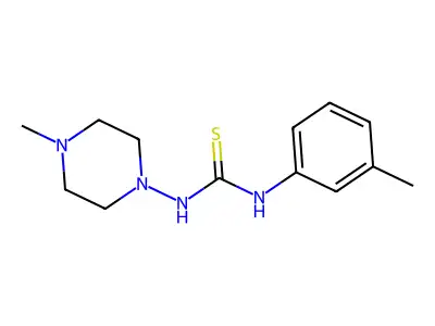 1-(3-Methylphenyl)-3-(4-methylpiperazin-1-yl)thiourea structure