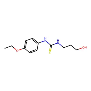 1-(4-Ethoxyphenyl)-3-(3-hydroxypropyl)thiourea structure