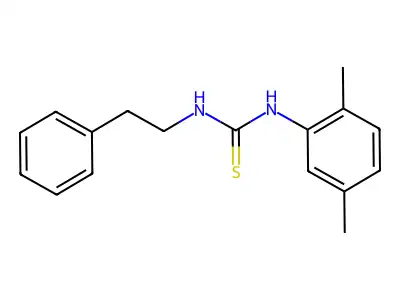 1-(2,5-Dimethylphenyl)-3-(2-phenylethyl)thiourea structure