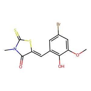 C12H10BrNO3S2 structure