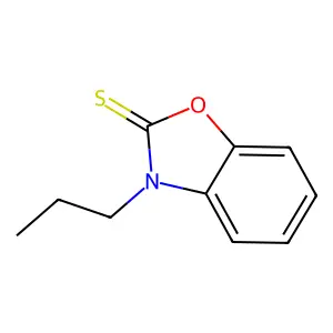 3-Propyl-2(3H)-benzoxazolethione structure