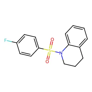 1-(4-Fluoro-benzenesulfonyl)-1,2,3,4-tetrahydro-quinoline structure