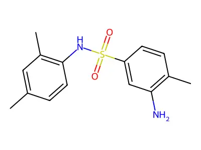 3-amino-N-(2,4-dimethylphenyl)-4-methylbenzene-1-sulfonamide structure