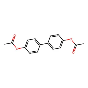 4,4'-Diacetoxybiphenyl structure