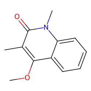 Carbostyril, 1,3-dimethyl-4-methoxy- structure