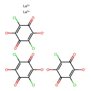 Lanthanum chloranilate structure