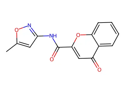 N-(5-methylisoxazol-3-yl)-4-oxo-4H-chromene-2-carboxamide structure