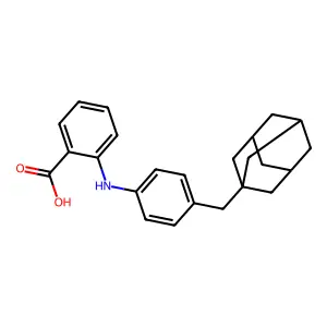 N-(4-(1-金刚烷甲基)苯基)邻氨基苯甲酸 structure
