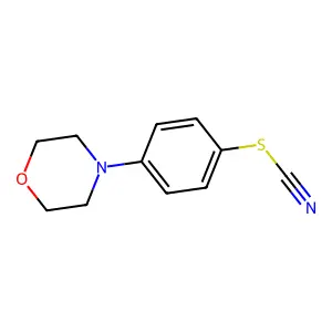 4-(4-Thiocyanatophenyl)morpholine structure