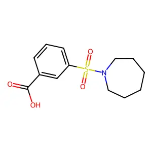 3-(Azepan-1-ylsulfonyl)benzoic acid structure