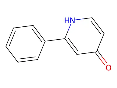 4-Hydroxy-2-phenylpyridine structure