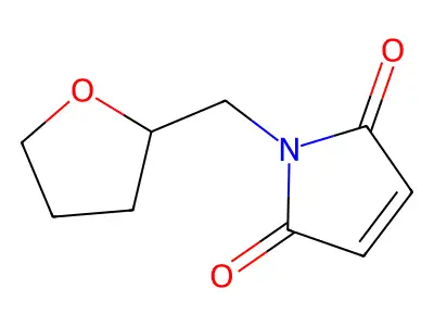 1-(Oxolan-2-ylmethyl)pyrrole-2,5-dione structure