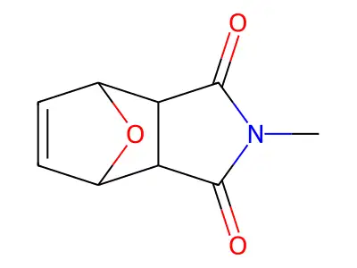 3a,4,7,7a-tetrahydro-2-Methyl-4,7-Epoxy-1H-isoindole-1,3(2H)-dione structure