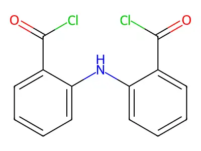Benzoyl chloride, 2,2'-iminobis- structure