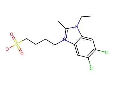 1h-benzimidazolium, 5,6-dichloro-1-ethyl-2-methyl-3-(4-sulfobutyl)-, inner salt structure