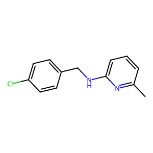 N-[(4-chlorophenyl)methyl]-6-methylpyridin-2-amine structure