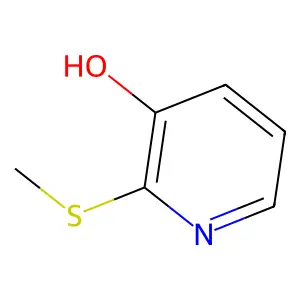 3-Pyridinol, 2-(methylthio)- structure