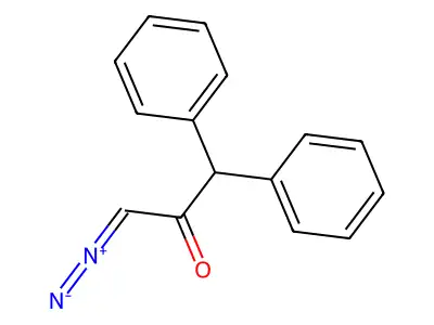 2-Propanone, 3-diazo-1,1-diphenyl- structure