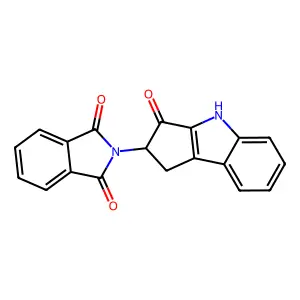 2-Bromo-N-(1-butyl-2-pyrrolidinylidene)-4-chlorobenzenamine structure