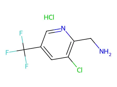 3-chloro-N-methyl-5-(trifluoromethyl)pyridin-2-amine structure