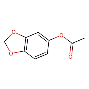 Benzo-1,3-dioxol-5-ol acetate structure