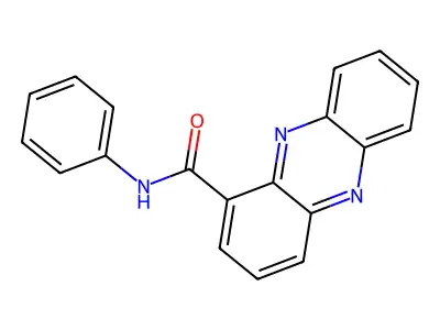 N-phenylphenazine-1-carboxamide structure