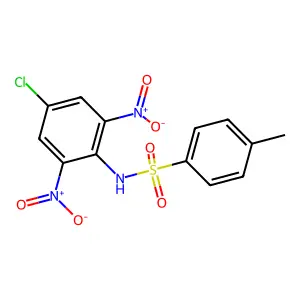 Benzenesulfonamide, N-(4-chloro-2,6-dinitrophenyl)-4-methyl- structure