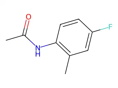 N-(4-Fluoro-2-methylphenyl)acetamide structure