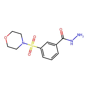 3-(Morpholine-4-sulfonyl)benzohydrazide structure