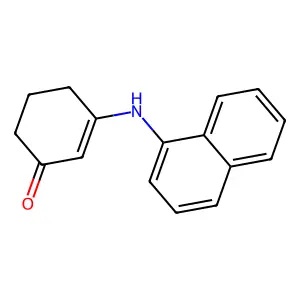 3-(1-Naphthylamino)cyclohex-2-en-1-one structure