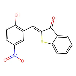 (2Z)-2-(2-hydroxy-5-nitrobenzylidene)-1-benzothiophen-3(2H)-one structure