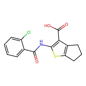 C15H12ClNO3S structure