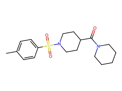 1-(4-Methylbenzenesulfonyl)-4-(piperidine-1-carbonyl)piperidine structure
