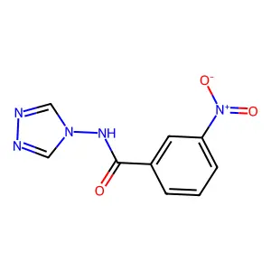 3-nitro-N-(4H-1,2,4-triazol-4-yl)benzamide structure